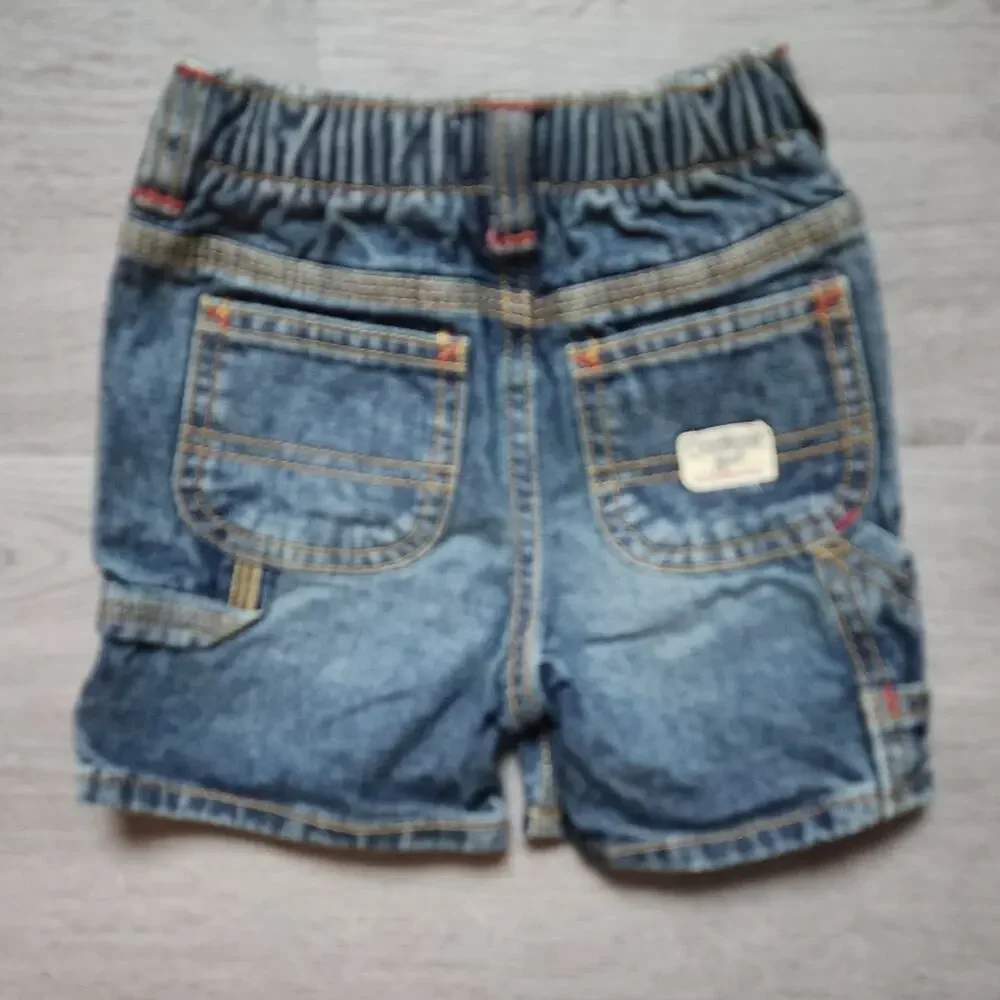 OshKosh B'gosh Boy's Infant Elastic Waist Casual Denim Shorts 12 Months 12M